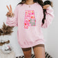 Preppy State Sweatshirt - Pink