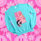 Preppy State Sweatshirt - Turquoise