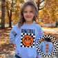 Checkered Sport Face - YOUTH Sweatshirt