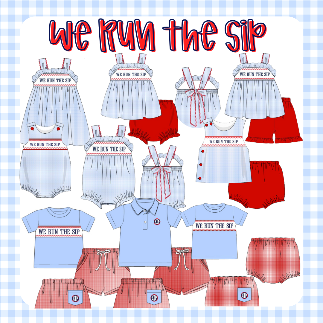 We Run the Sip Smocks *2025 PO*