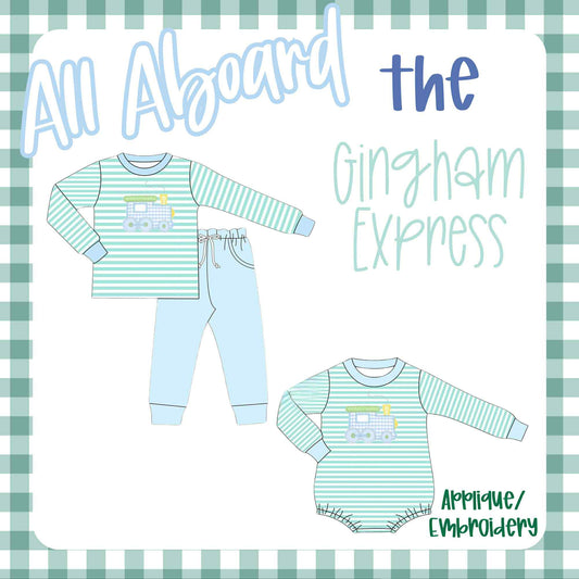 All Aboard the Gingham Express