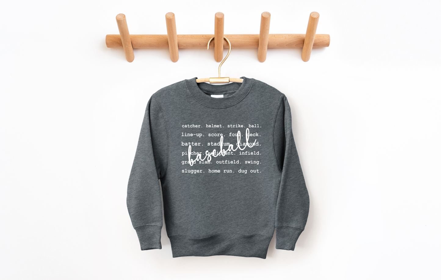 Youth Sport Writing Sweatshirt - Multiple Options