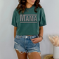 Mama Checkered Tee - Comfort Colors