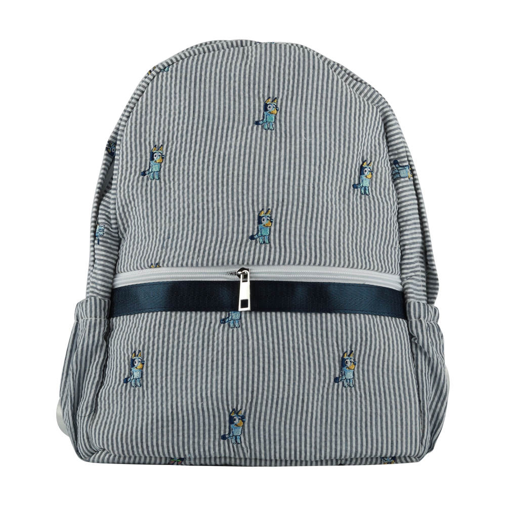 Backpacks with Embroidered Accents