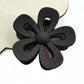 Black Sweet Hollowed Flower Shape Claw Clip