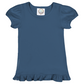 Girls Ruffle Short Sleeve Tee