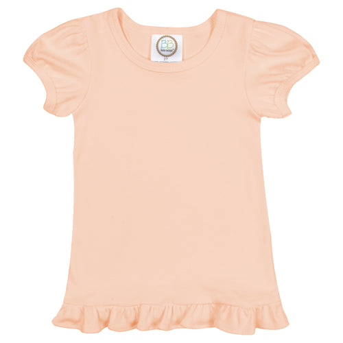 Toddler Girl Ruffle Short Sleeve Tee