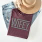 Wifey Checkered - Comfort Colors