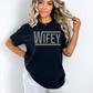 Wifey Checkered Tee - Gildan Softstyle