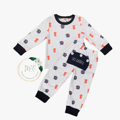 Ole Miss 2pc Boys Pajamas - Navy