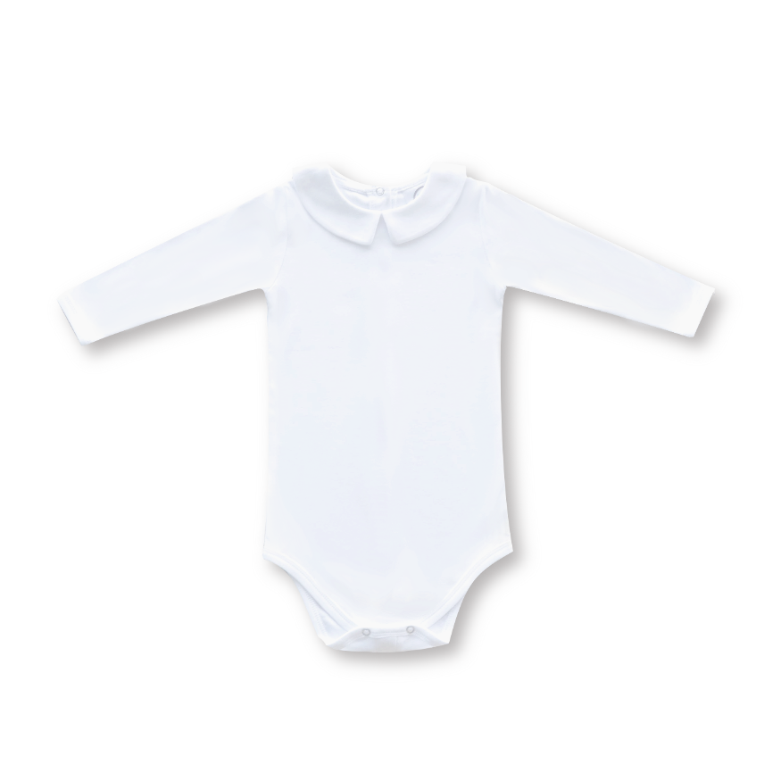 Peter Pan Collar Onesie - Boys