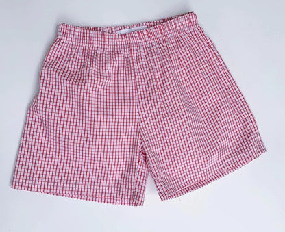 Boys Windowpane Shorts