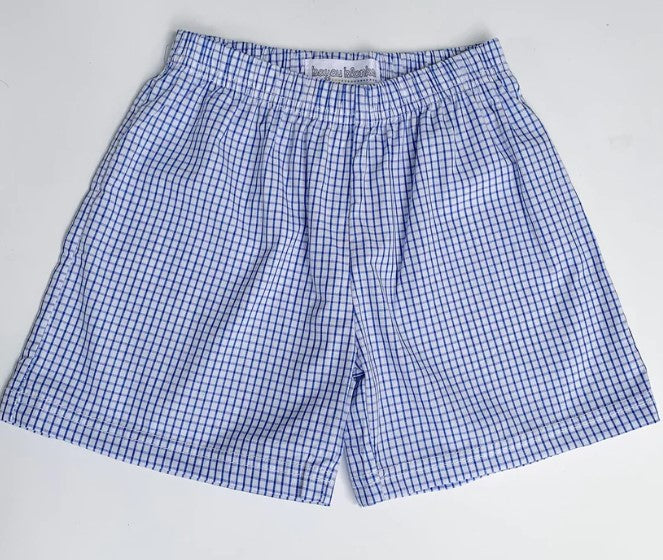 Boys Windowpane Shorts