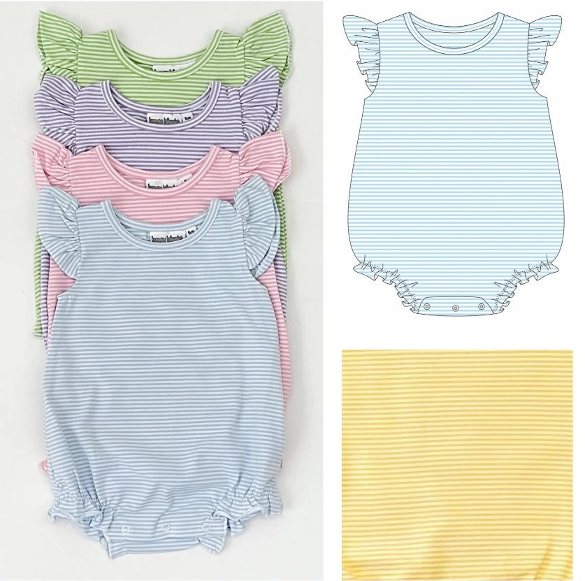 Customizable Striped Bubble - Girls