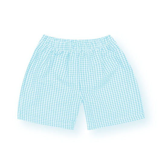 Boys Seersucker Gingham Shorts