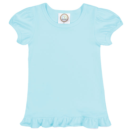 Toddler Girl Ruffle Short Sleeve Tee