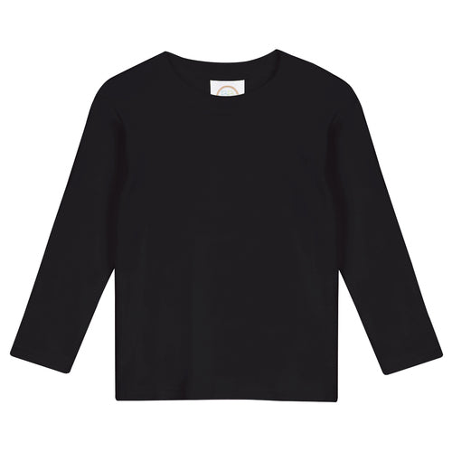 Toddler Boys Long Sleeve Embroidered Tee