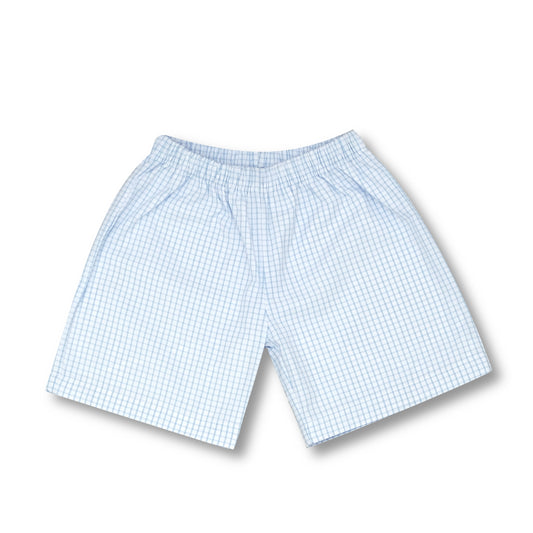 Boys Windowpane Shorts