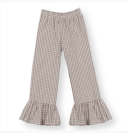 Girls Gingham Pants