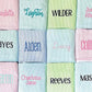 Monogrammed Seersucker Towel