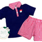 Boys Monogrammed Short Set